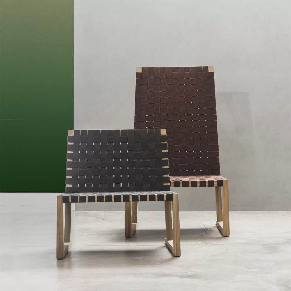 Andreu World Serena Teak Loungesessel • Gartensessel mit hoher Rückenlehne