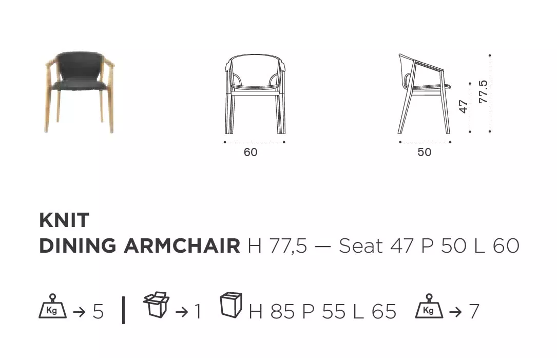 Ethimo Knit Armlehnstuhl | 2er-Set