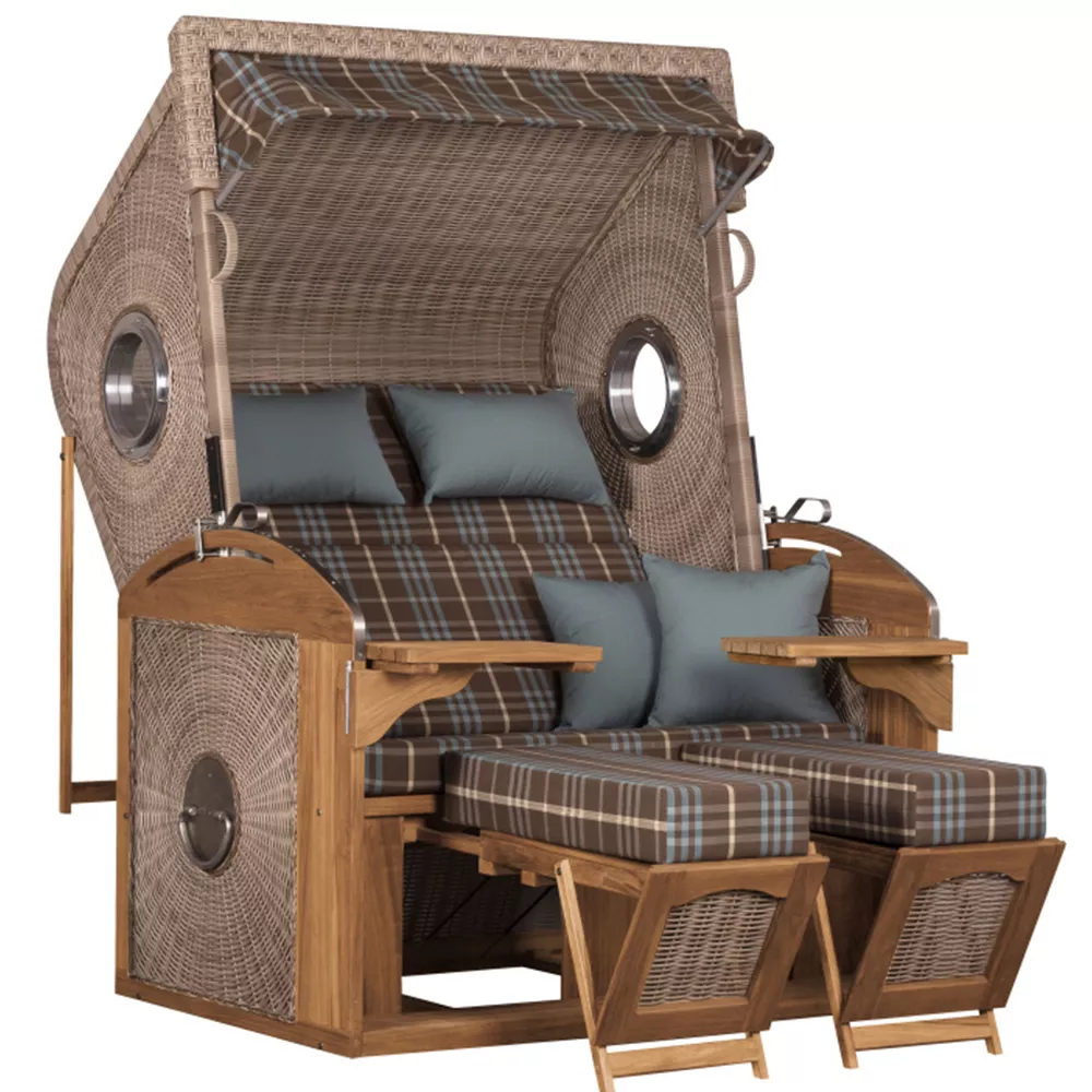 Schutzhülle Strandkorb Sailor XL - white kubu