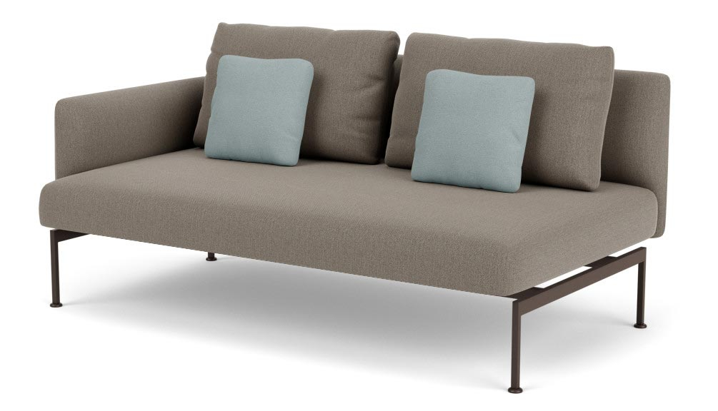 Barlow Tyrie Layout Loungesofa Endmodul Zweisitzer 