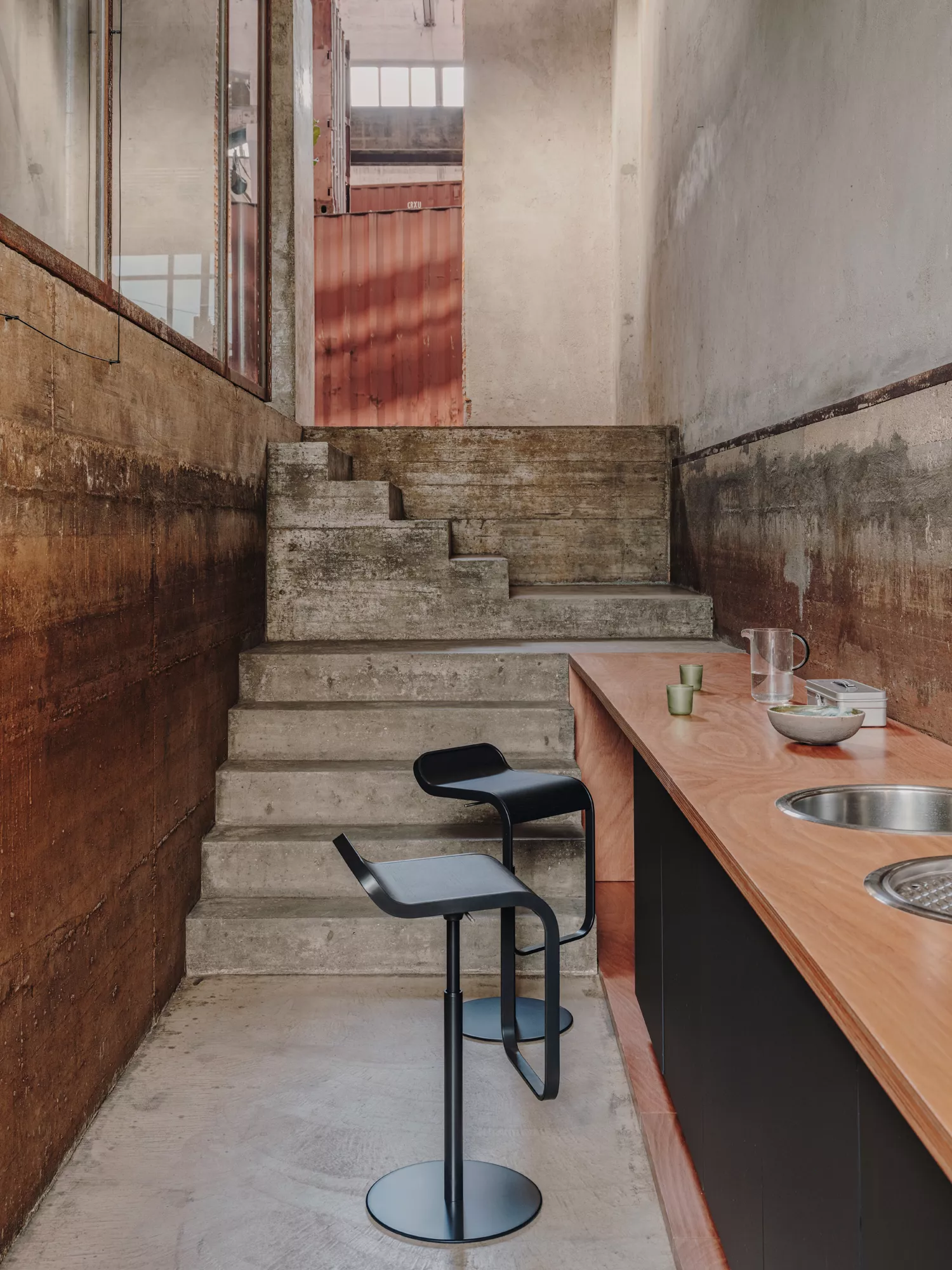 Lapalma Lem Barstuhl / H66÷79 / lackiert