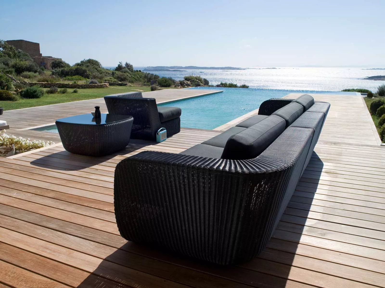 Cane-line Savannah Loungesofa Zweisitzer Modul links 135 cm