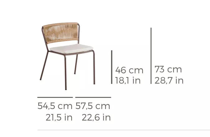 Point Weave Gartenstuhl 57 cm