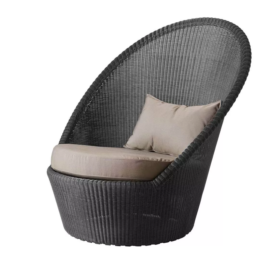 Cane-line Kingston Loungesessel Hochlehner 92 cm