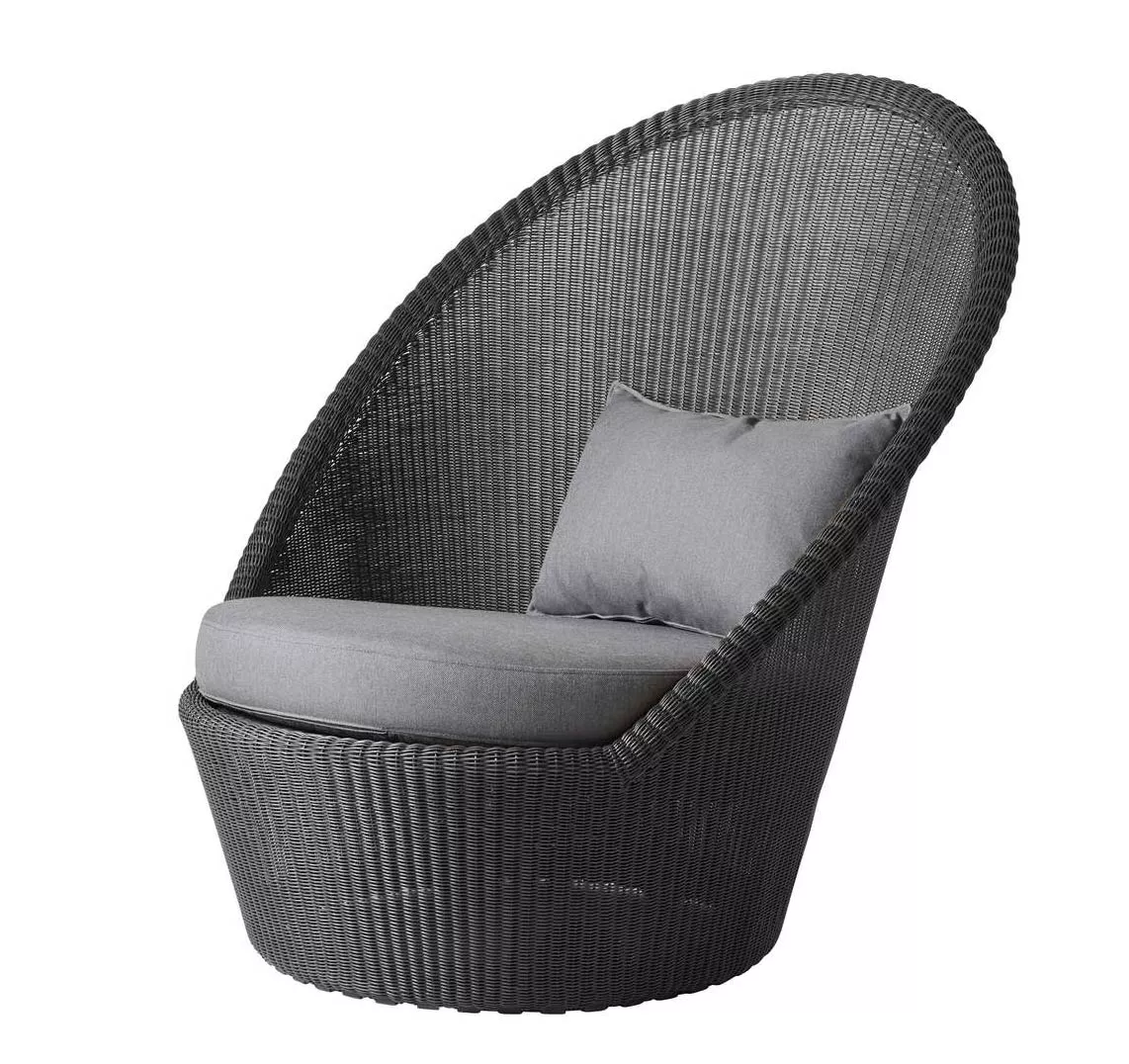 Cane-line Kingston Loungesessel Hochlehner 92 cm