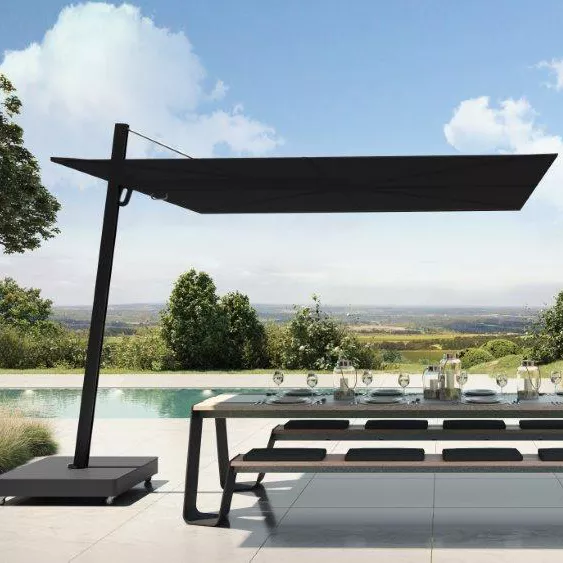 Umbrosa Versa UX Architecture Square & Full Black 300 x 300 cm