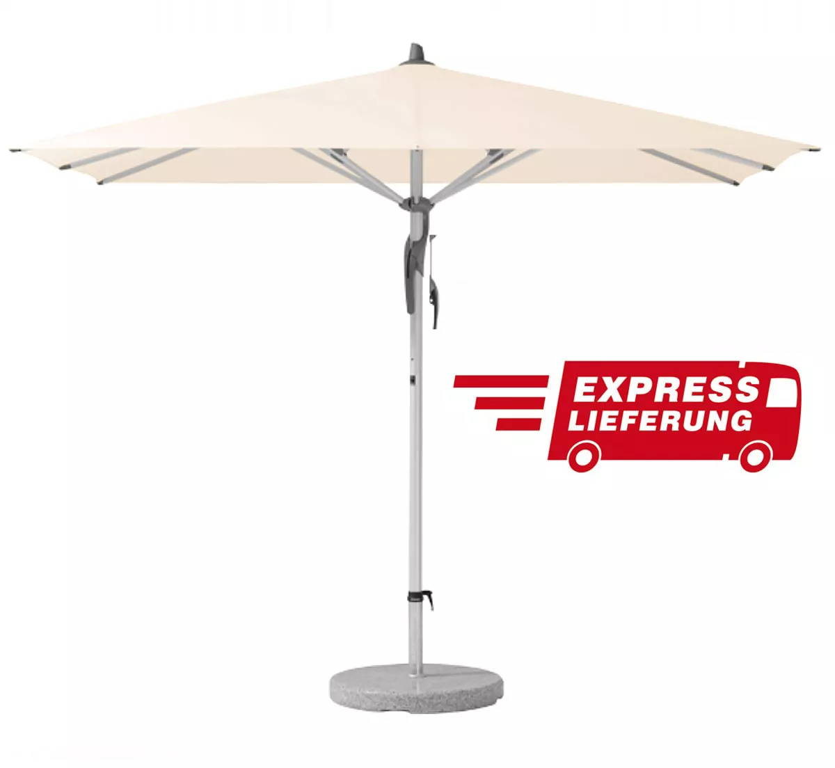 Glatz Sonnenschirm Fortero 350 x 350 cm - Express Lieferung