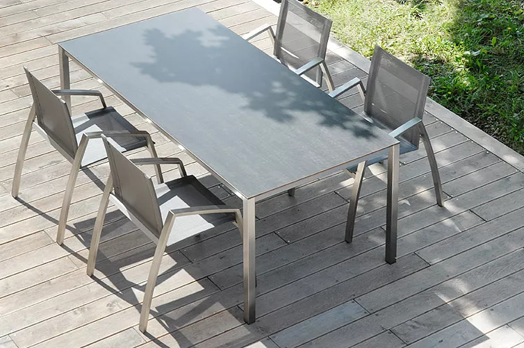 Todus Puro Esstisch 260 × 100 cm, HPL oder Keramikplatte