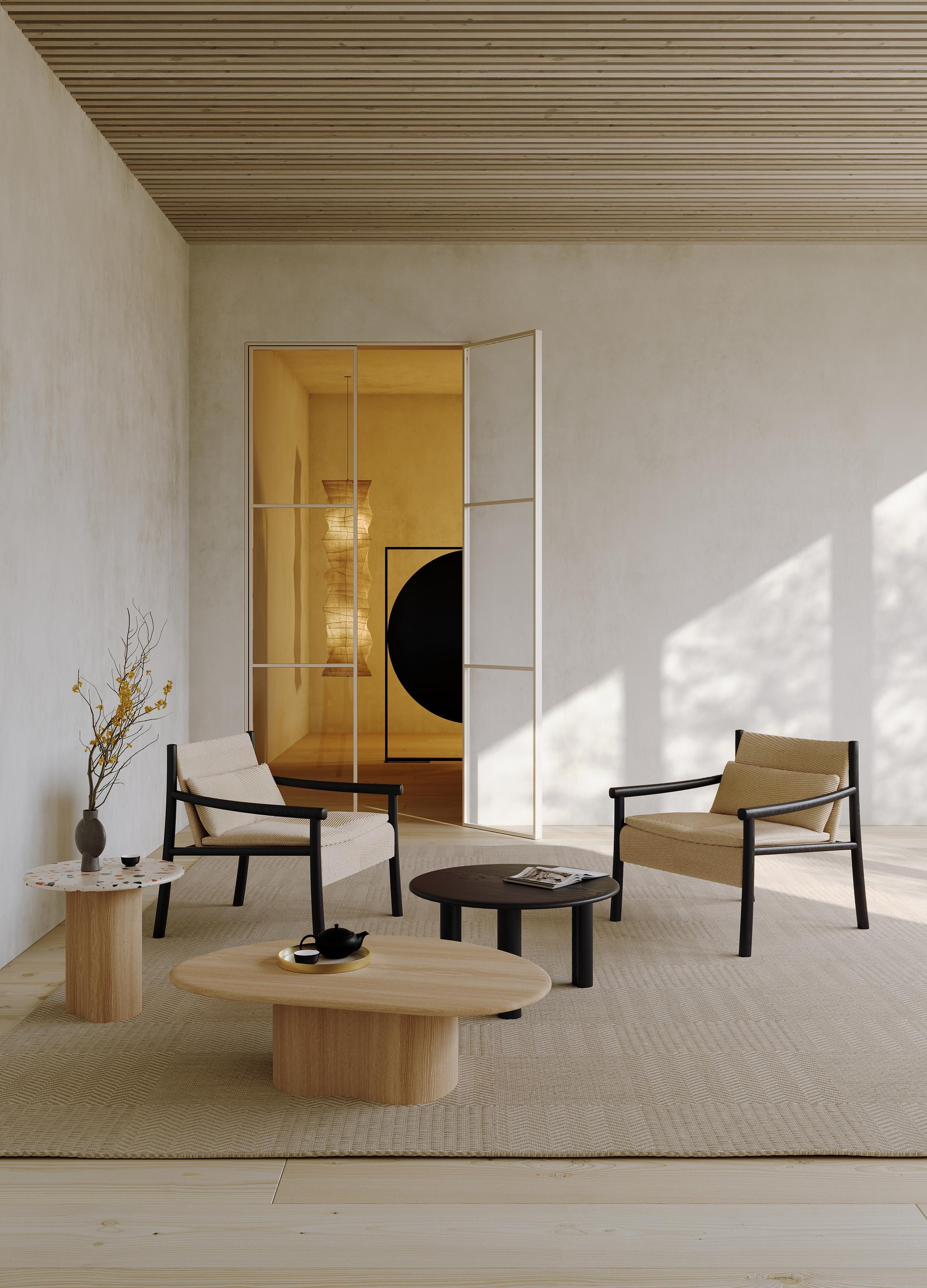 arper GHIA Beistelltisch | Tischplatte Eiche