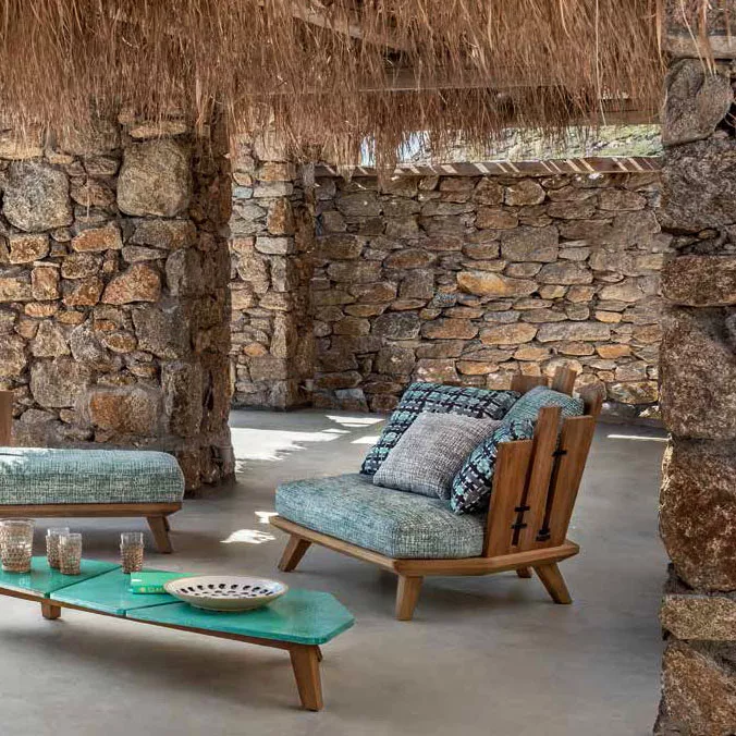 Ethimo Rafael Kaffeetisch | 68 × 70 cm