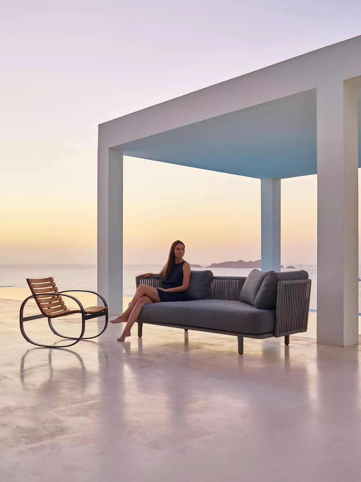 Cane-line Moments Gartenbank | Gartensofa 126 cm