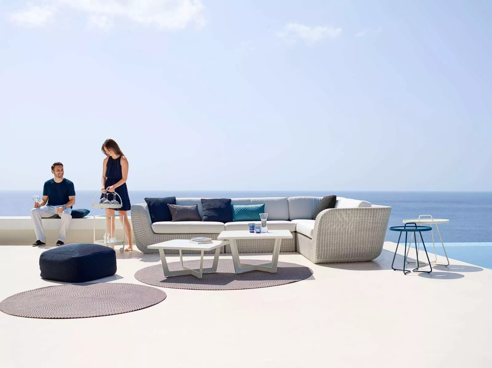 Cane-line Savannah Loungesofa Zweisitzer Modul links 135 cm