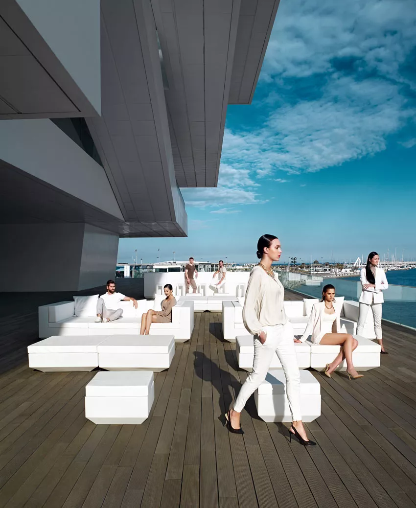 Vondom Vela Sofa, Mittelmodul