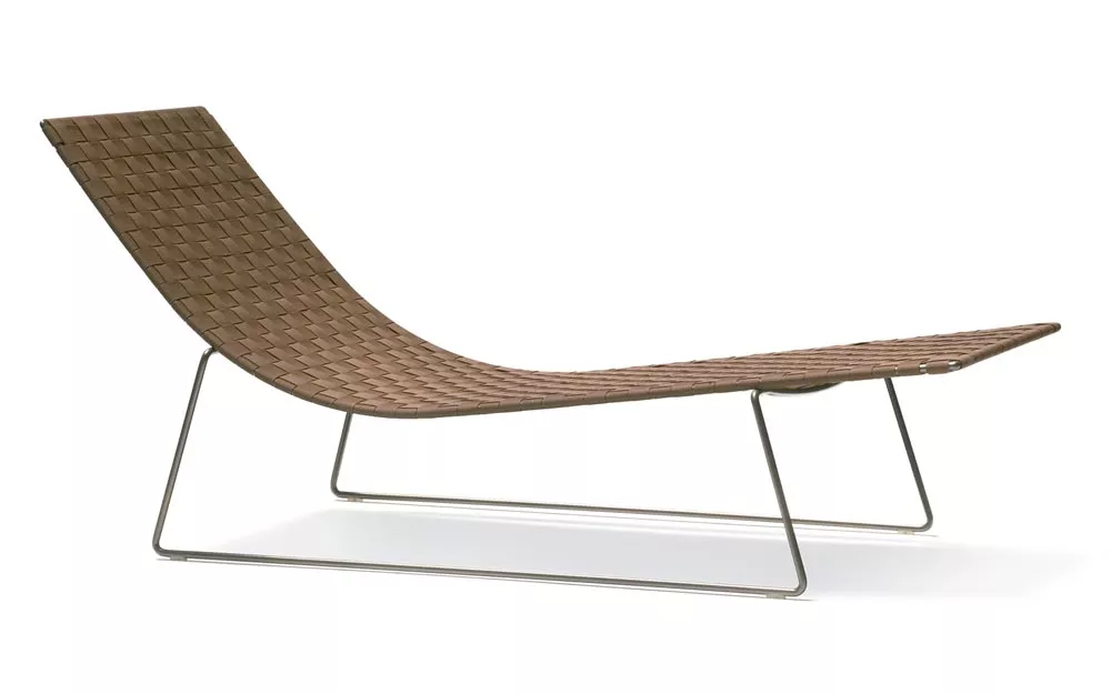 Andreu World Trenza Lounge Liege • Sonnenliege mit Kufengestell