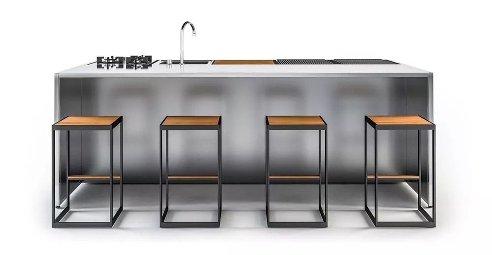 Röshults BBQ Grill Gas Modul für Kitchen Island