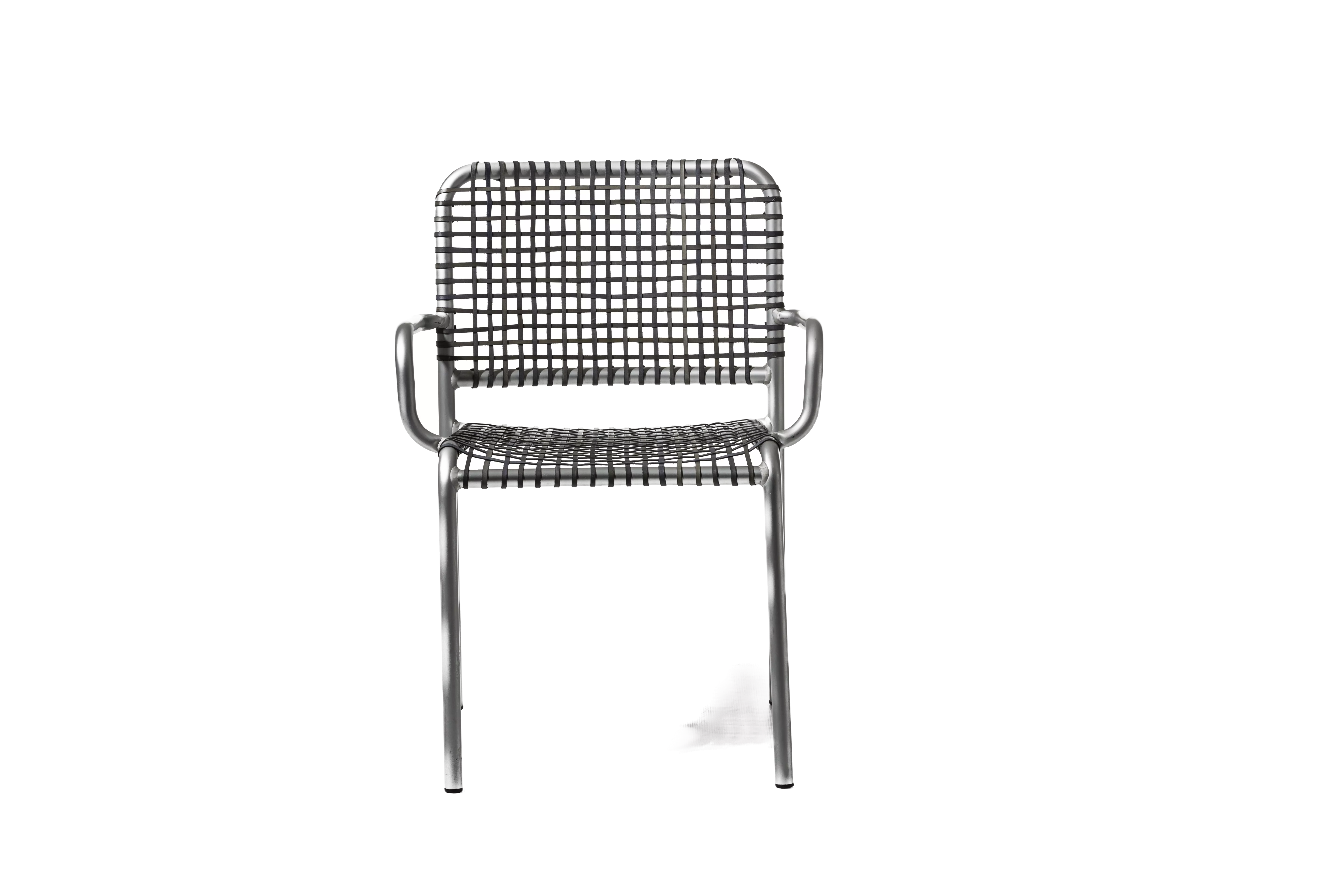 Gervasoni Allu stapelbarer Stuhl mit Armlehne