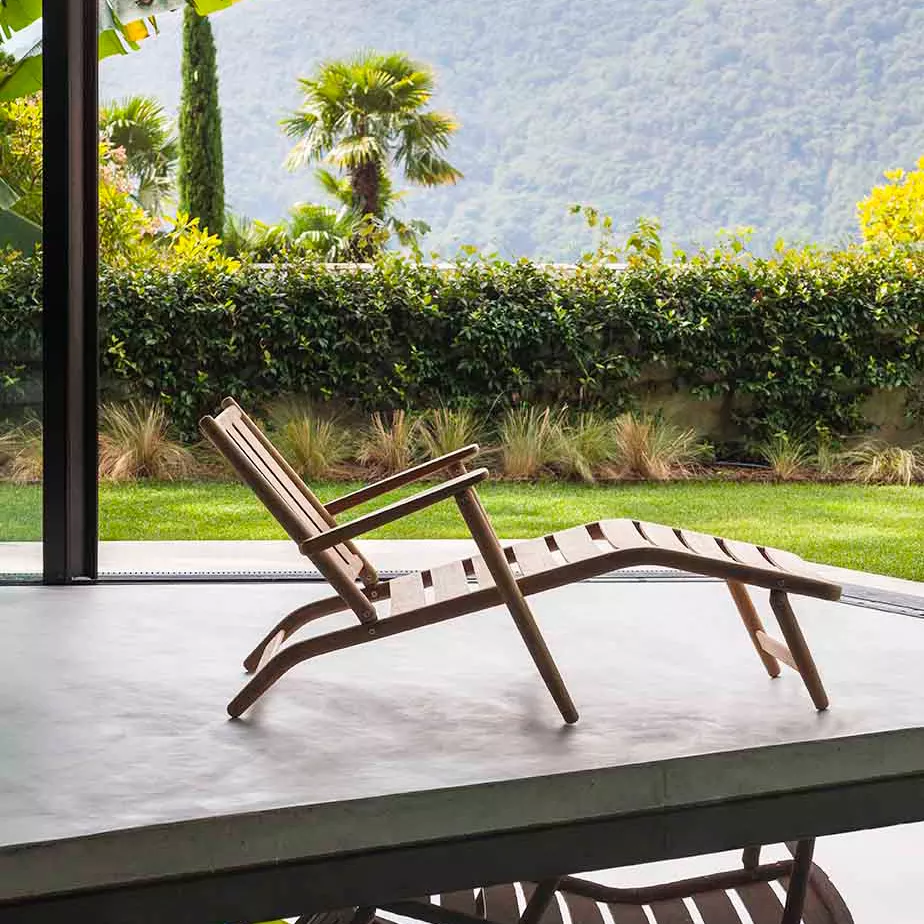 Roda Levante Saunaliege - Liegestuhl aus Teakholz