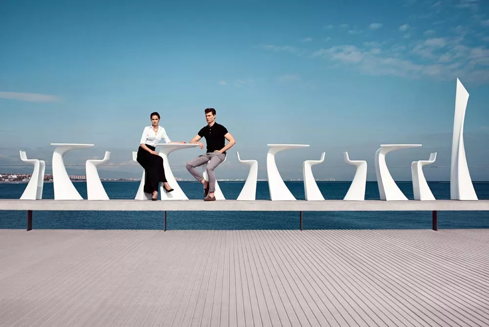 Vondom Wing Loungetisch 116 × 79 cm