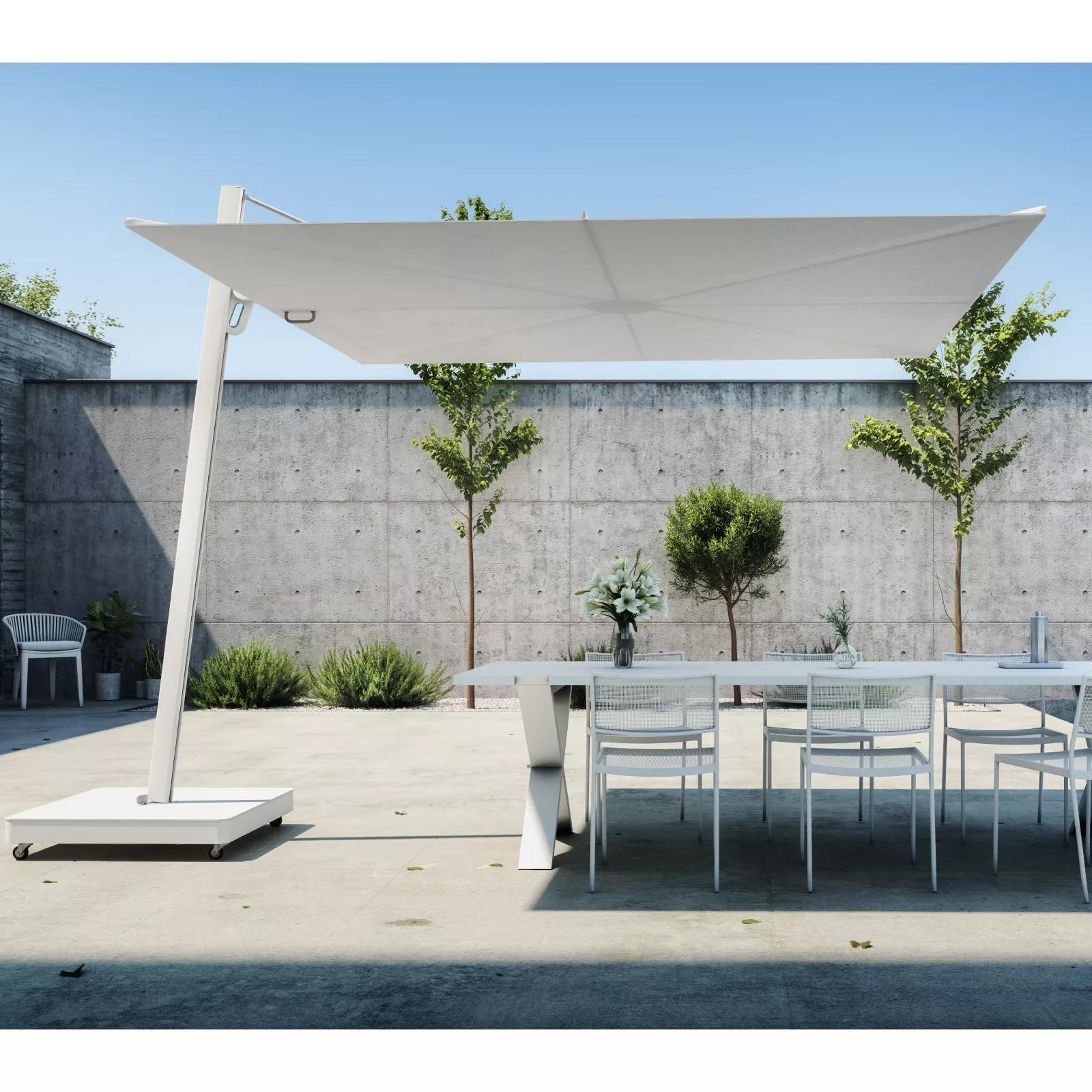 Umbrosa Versa UX Architecture Square & Full Black 300 x 300 cm