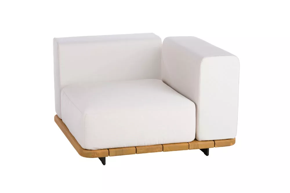 Point Pal Loungesofa Eck - / Endmodul links 92 cm