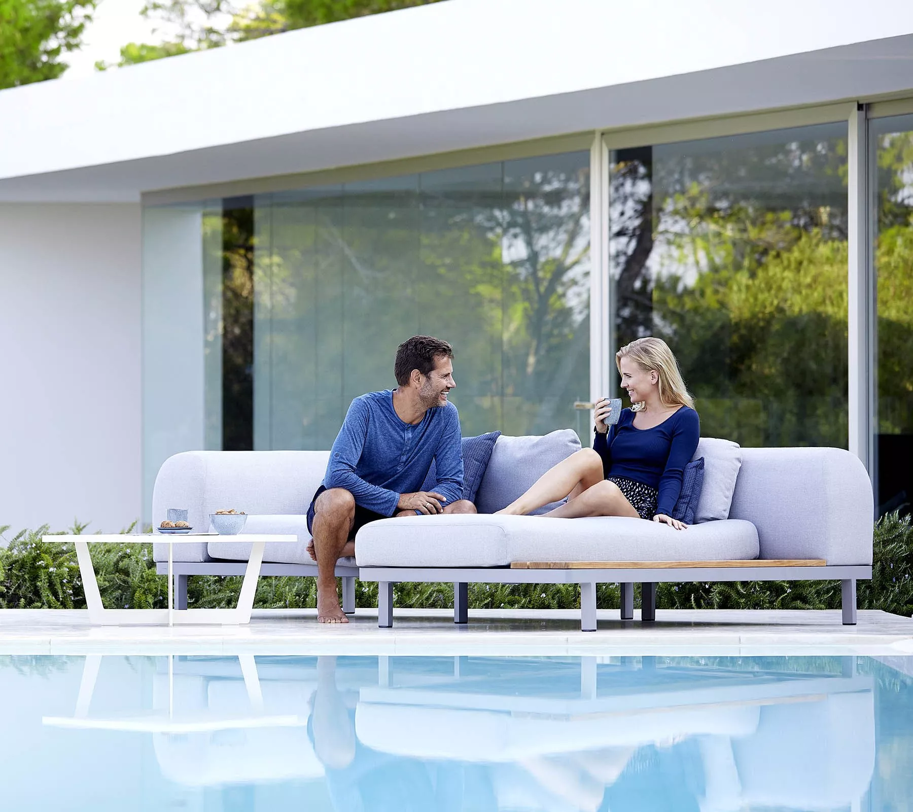 Cane-line Space Loungesofa Zweisitzer Modul links 180 cm