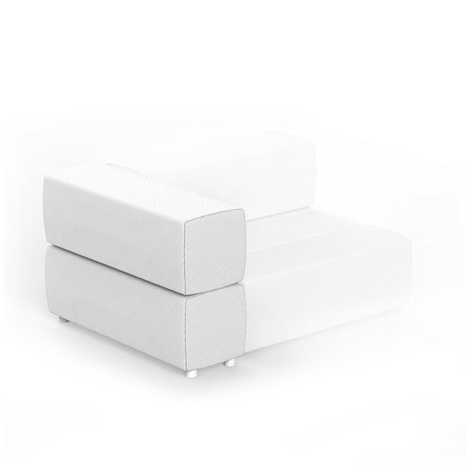 Vondom Tablet Armlehne rechts für Loungemodule 35 × 104 cm