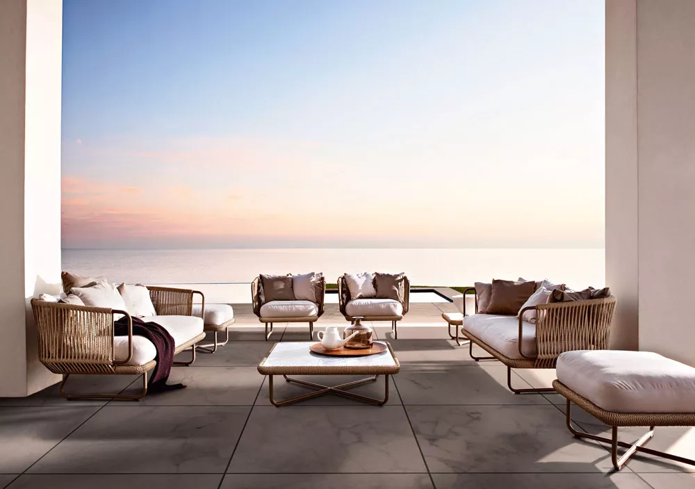 Varaschin Babylon Loungesessel 92 cm inkl. Kissen Set