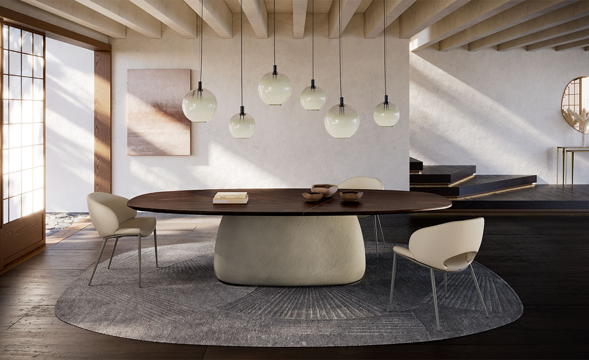 Cattelan Italia BOTERO WOOD Esstisch  •  Holzplatte  •  verschiedene Varianten