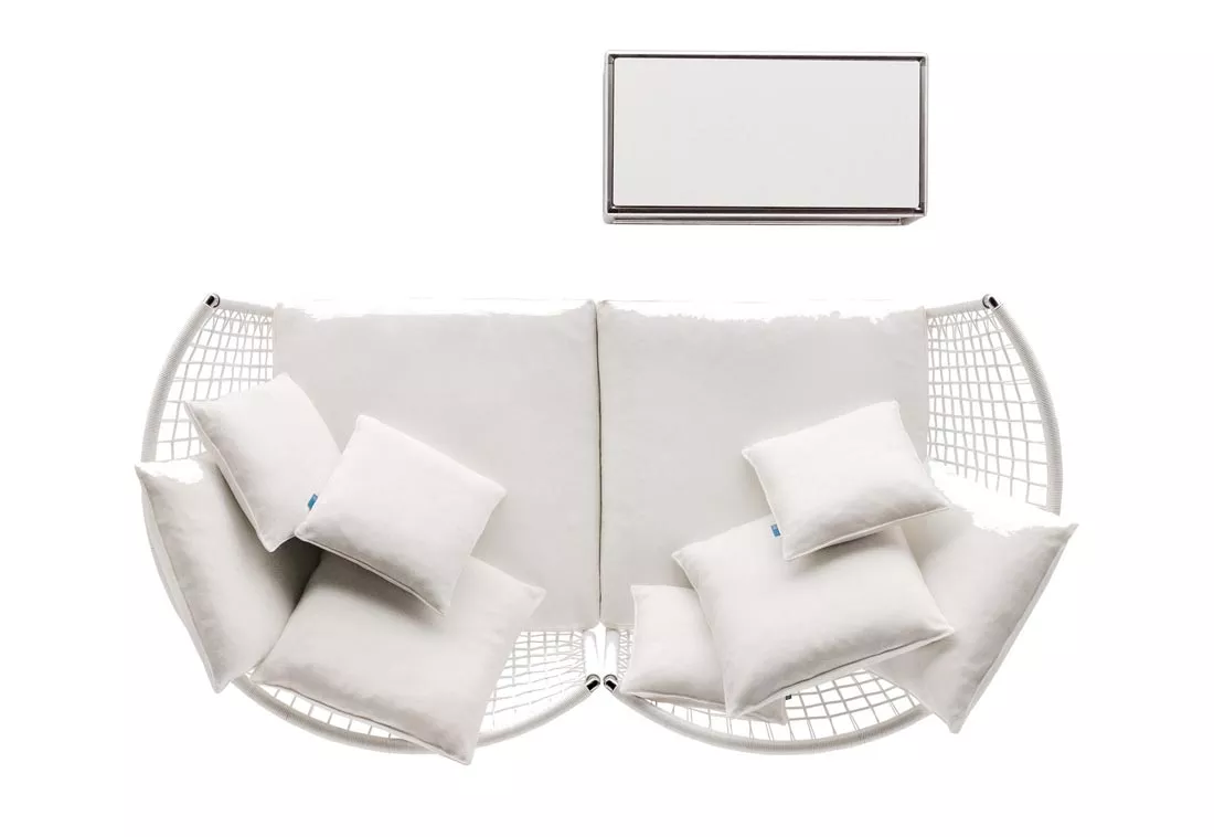 Coro Nest Sofa abgerundet, 90 cm Eckmodul 