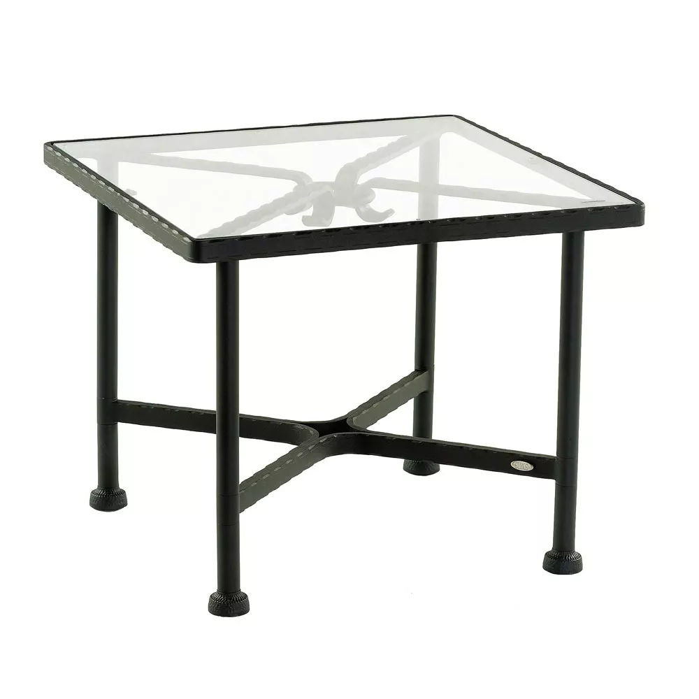Sifas Kross Loungetisch 65 × 65 cm inkl. Glasplatte