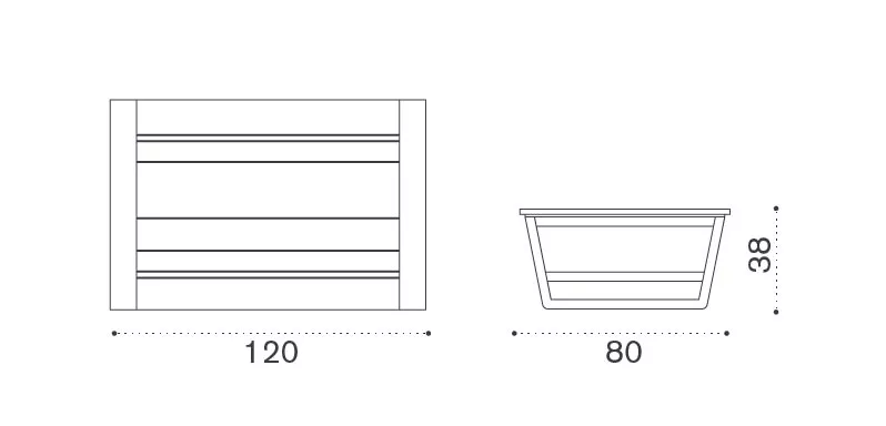 Ethimo Costes Kaffeetisch XL