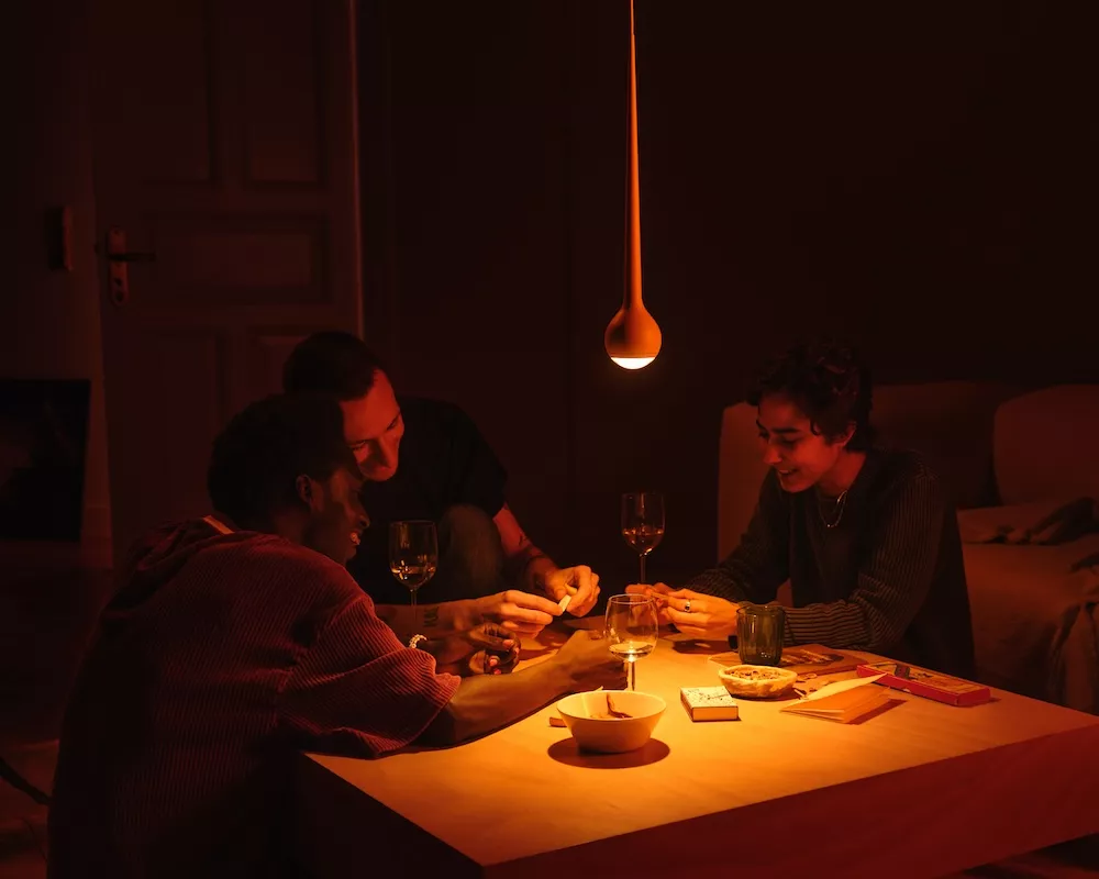 GRAU • FALLING SUN • Decken-/Hängeleuchte