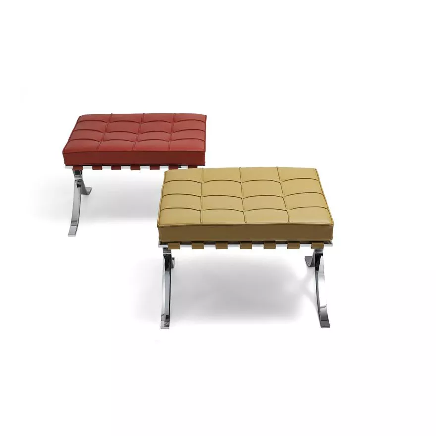 Knoll International • Barcelona Relax • Hocker • 59 x 59,5 x 39 cm