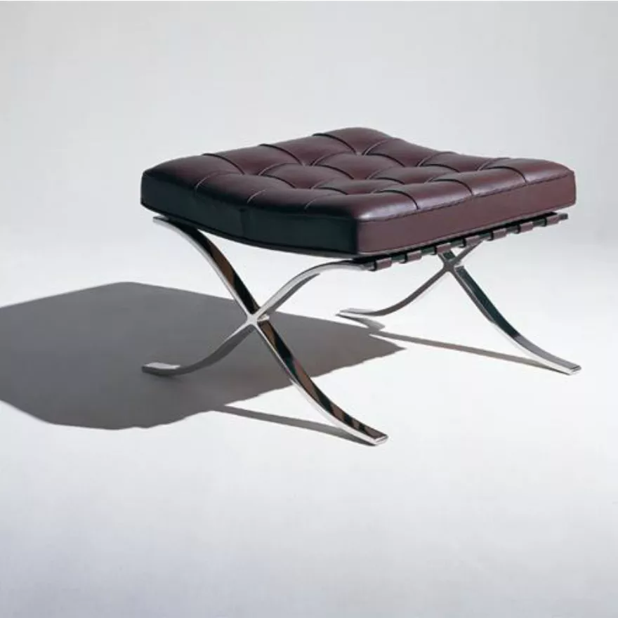 Knoll International • Barcelona Relax • Hocker • 59 x 59,5 x 39 cm