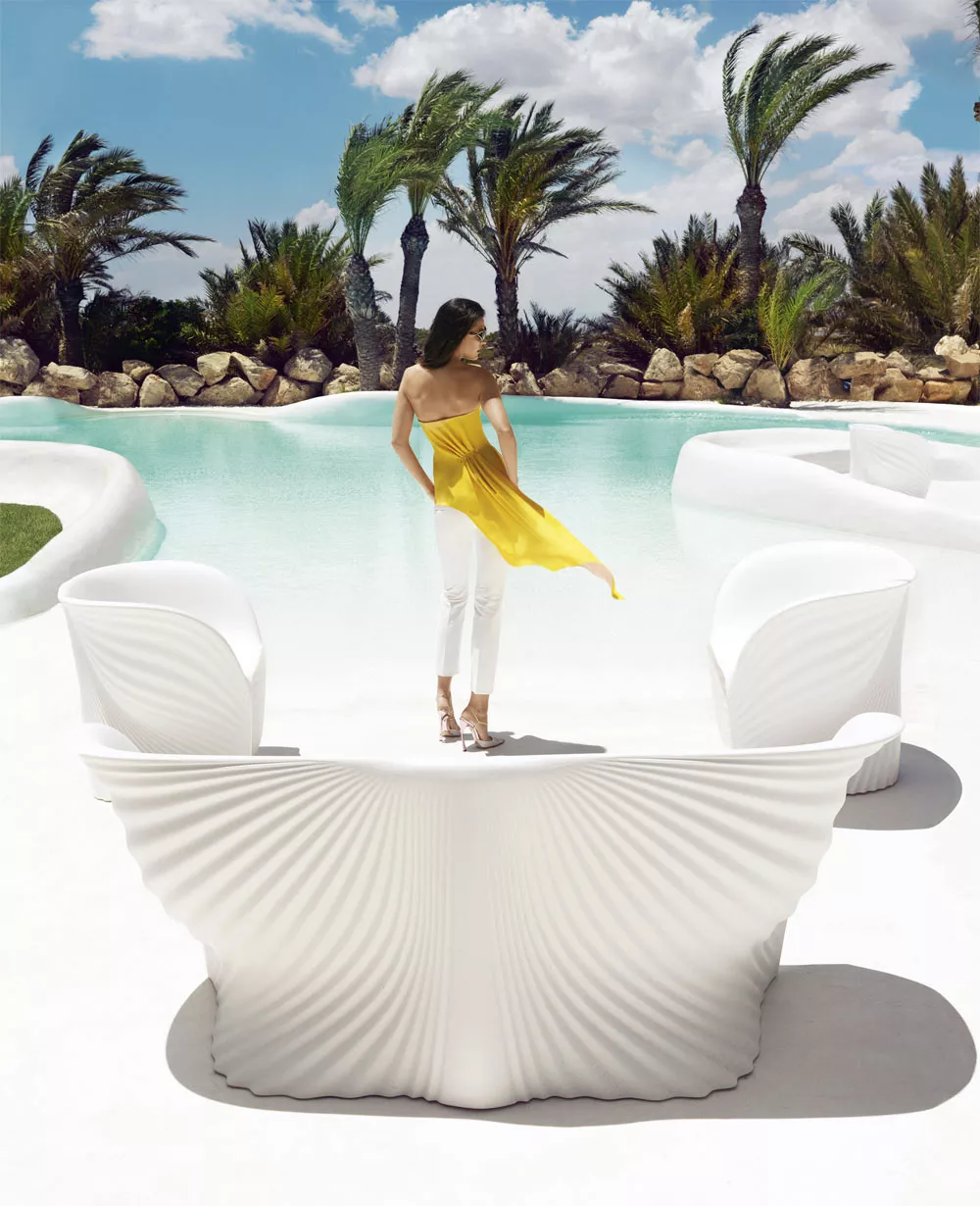 Vondom Biophilia Gartensessel • Loungesessel 65 × 91 cm