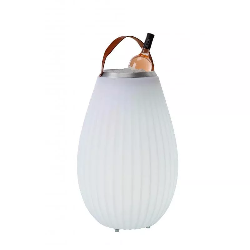 The Joouly® 3in1 - Outdoor-Leuchte, Bluetooth-Lautsprecher & Wine Cooler in einem, Größe "M" 50 cm, Ø 31/15 cm