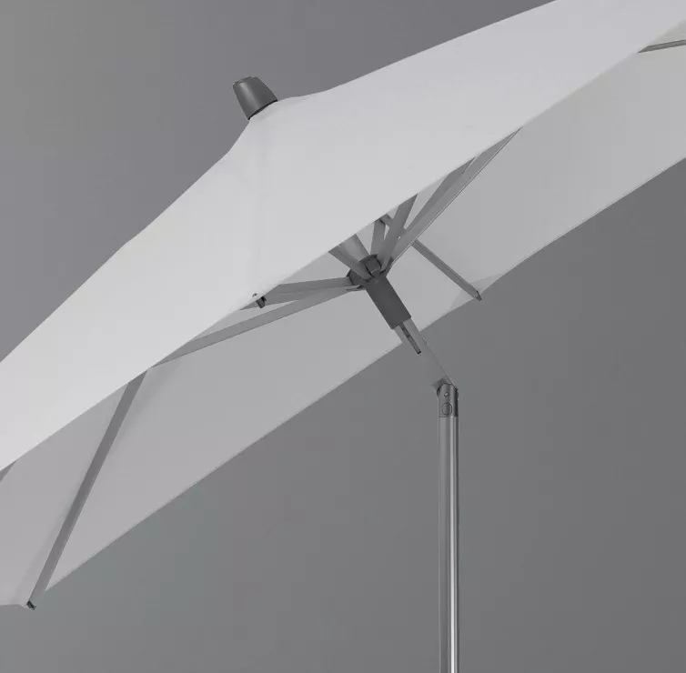 Glatz Sonnenschirm  Alu-Twist 250 x 200 cm, Ash - Express Lieferung