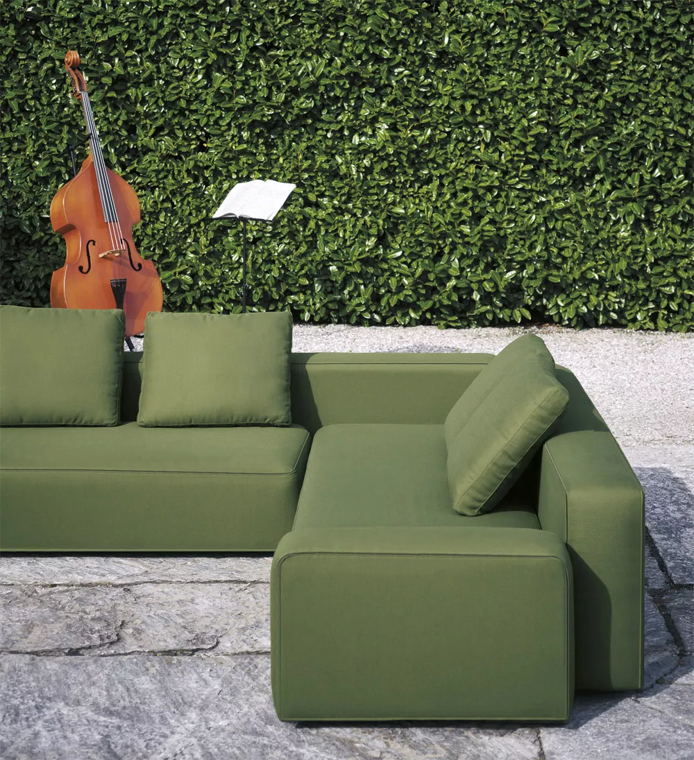 Roda Dandy Gartensofa • Loungemodul 001 + 004 • 225 × 97 cm