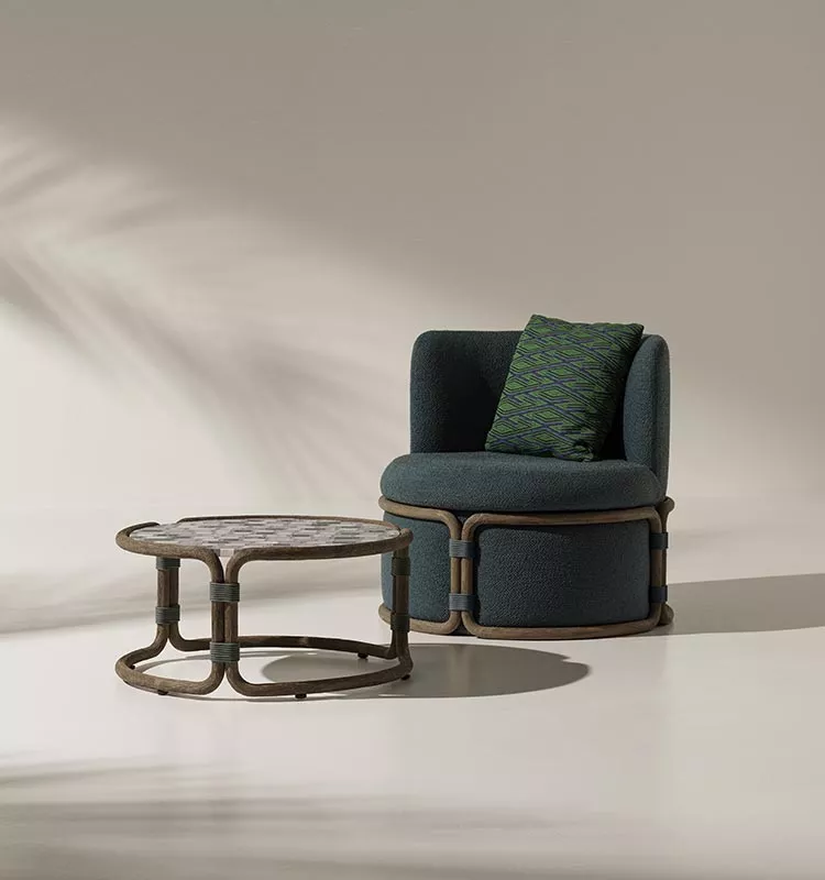 Ethimo Rotin Dekokissen 50 x 30 cm