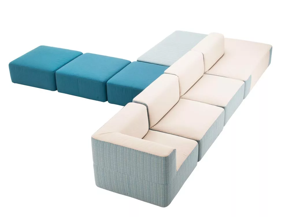 Varaschin Belt Loungesessel (Loungesofa Mittelmodul EINFARBIG) 70 cm 