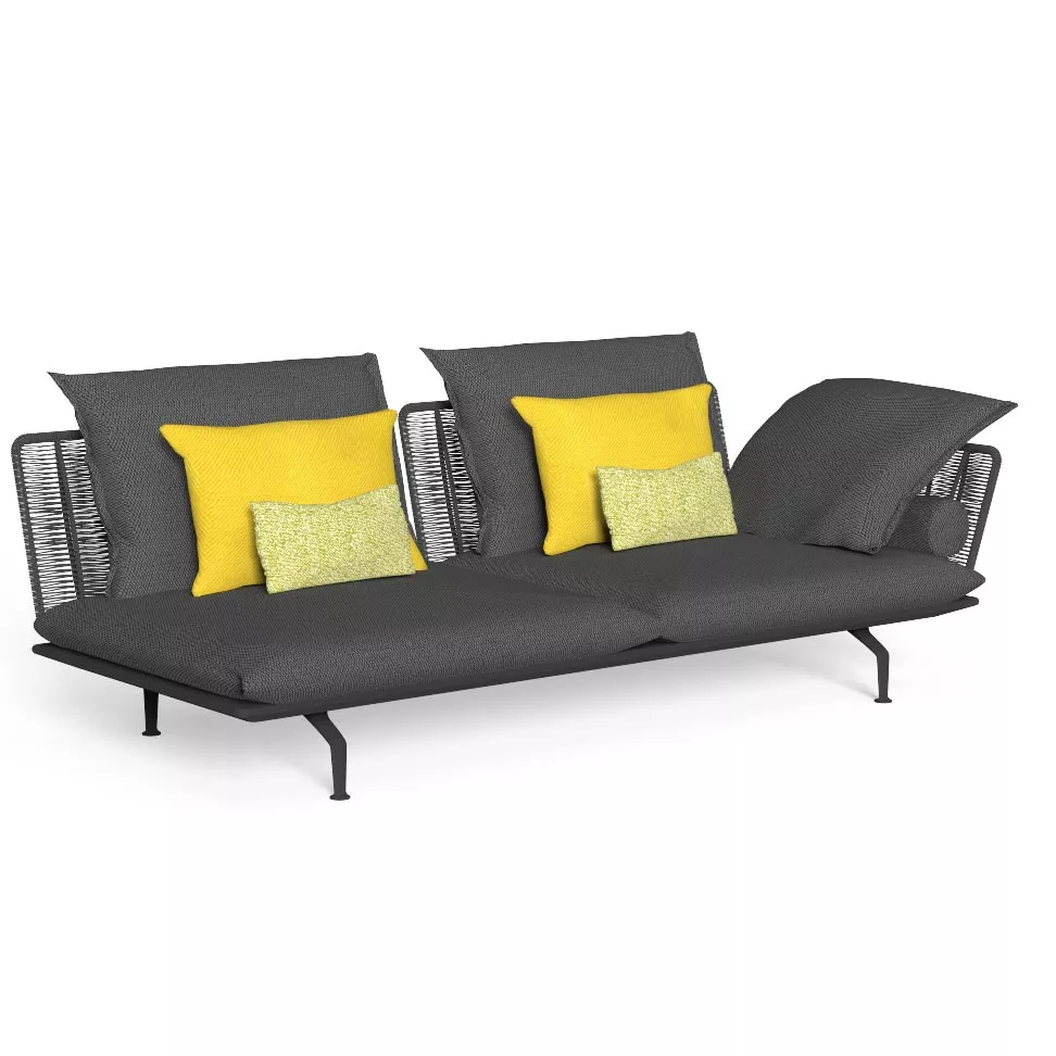 Talenti CRUISE Alu Loungemodul 229cm rechts • niedrige Armlehne