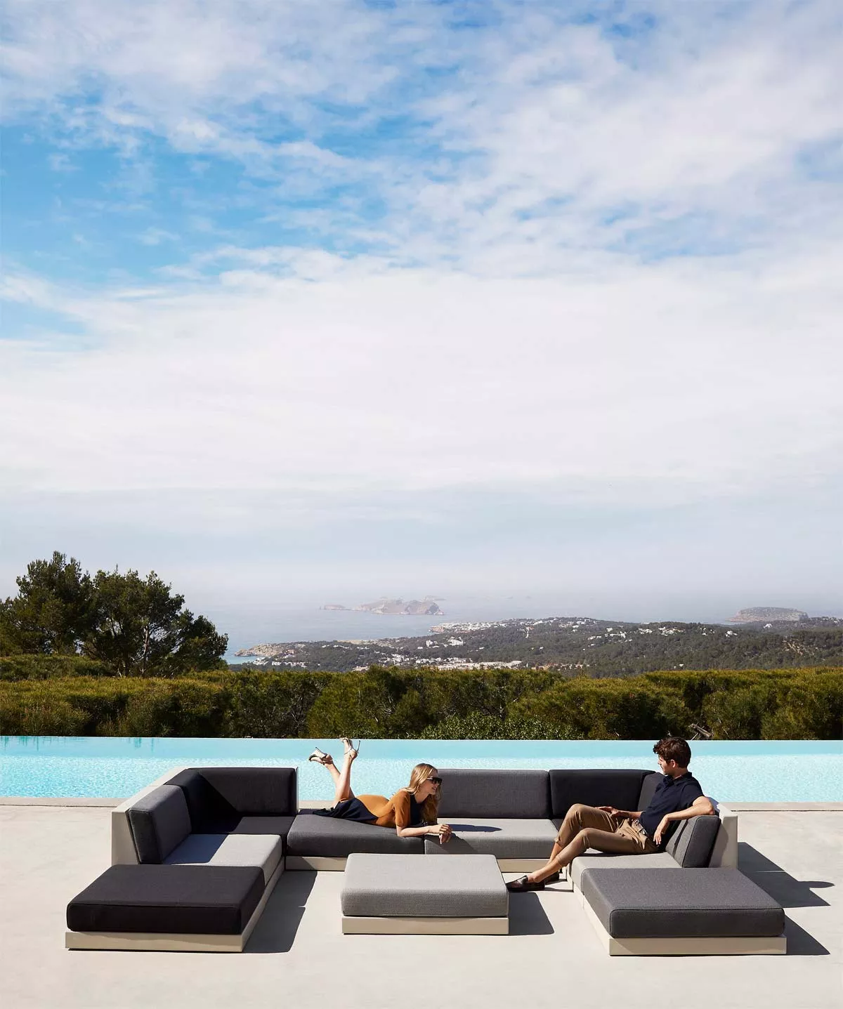 Vondom Pixel Loungesofa Mittelmodul | hoch 101 cm