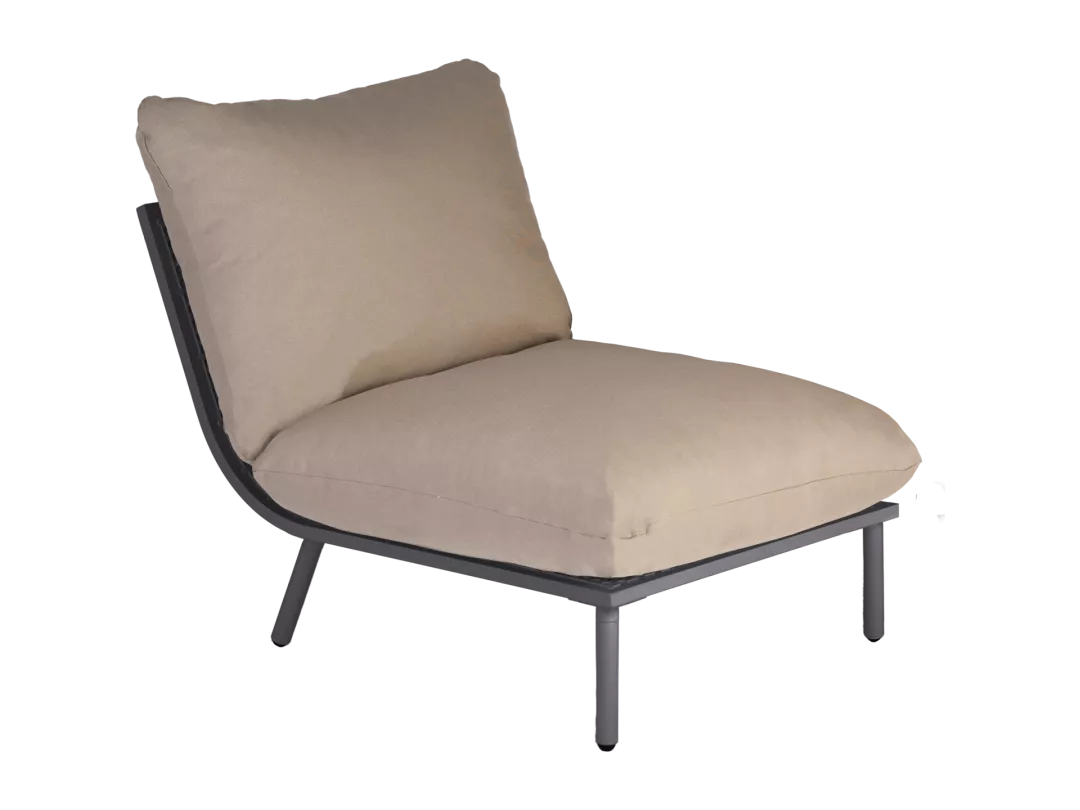 Alexander Rose Beach Loungesofa Mittelmodul mit Kissen