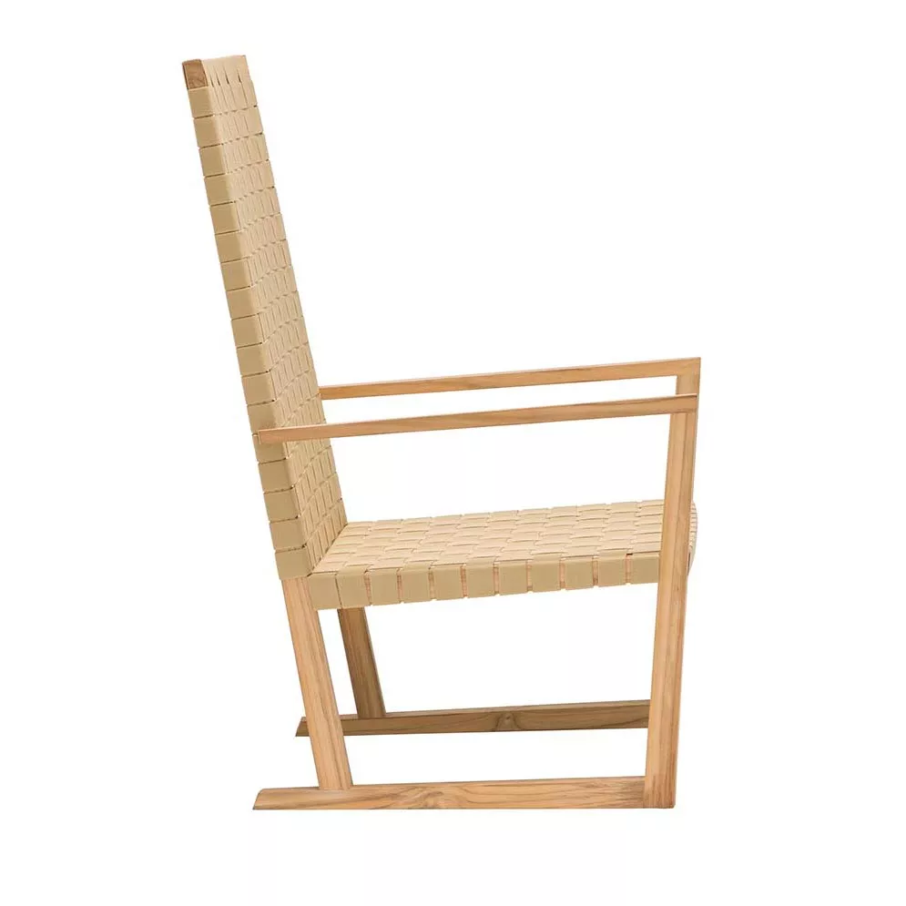 Andreu World Serena Teak Loungesessel • Gartensessel mit hoher Rückenlehne