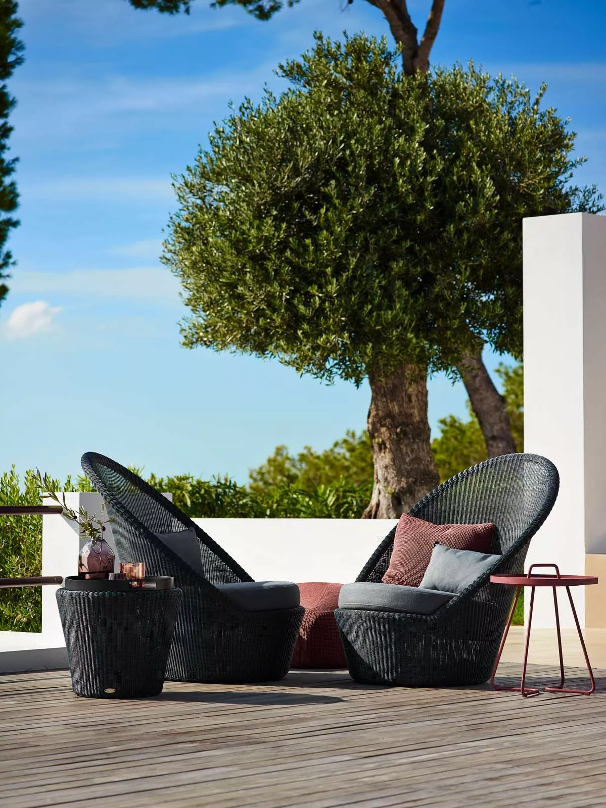 Cane-line Kingston Loungesessel Hochlehner 92 cm