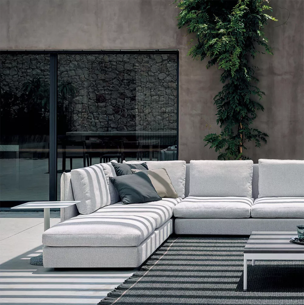 Roda Double Gartenhocker rund • Pouf 032 Ø 90 cm