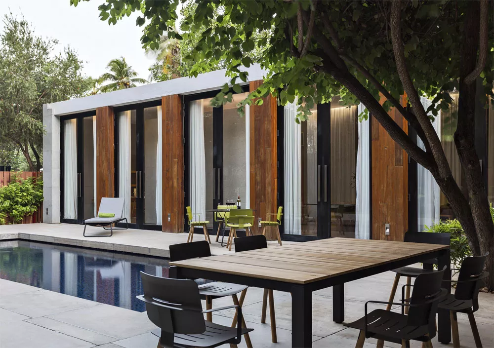 OASIQ MACHAR Gartentisch mit Keramik Tischplatte • Outdoor Esstisch 280 cm