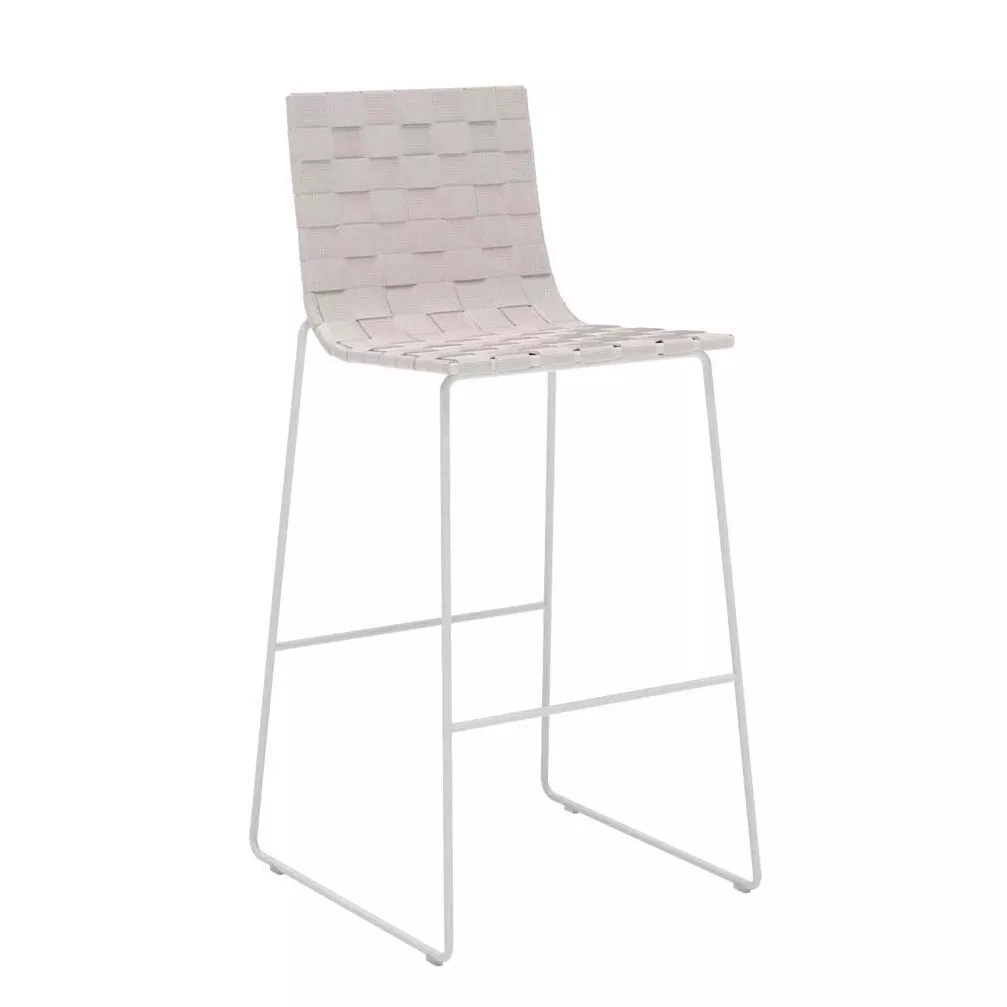 Andreu World Trenza Barstuhl • Barhocker mit Kufengestell