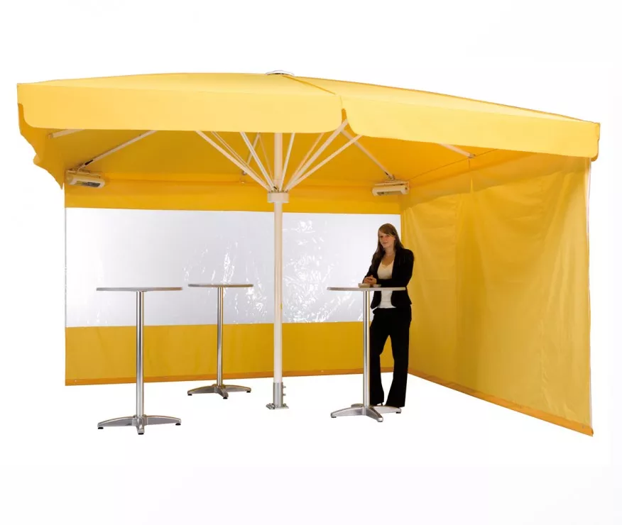 May Sonnenschirm Schattello | rund | 8-Teiler | ohne Volant | versch. Größen