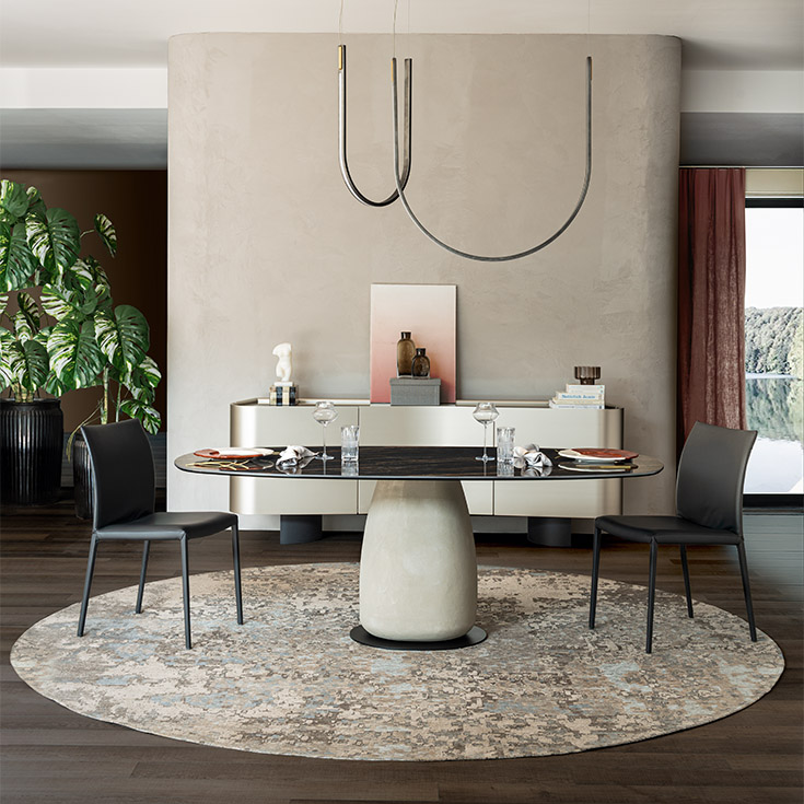 Cattelan Italia BOTERO KERAMIK Esstisch •  Keramikplatte  •  versch. Größen & Formen